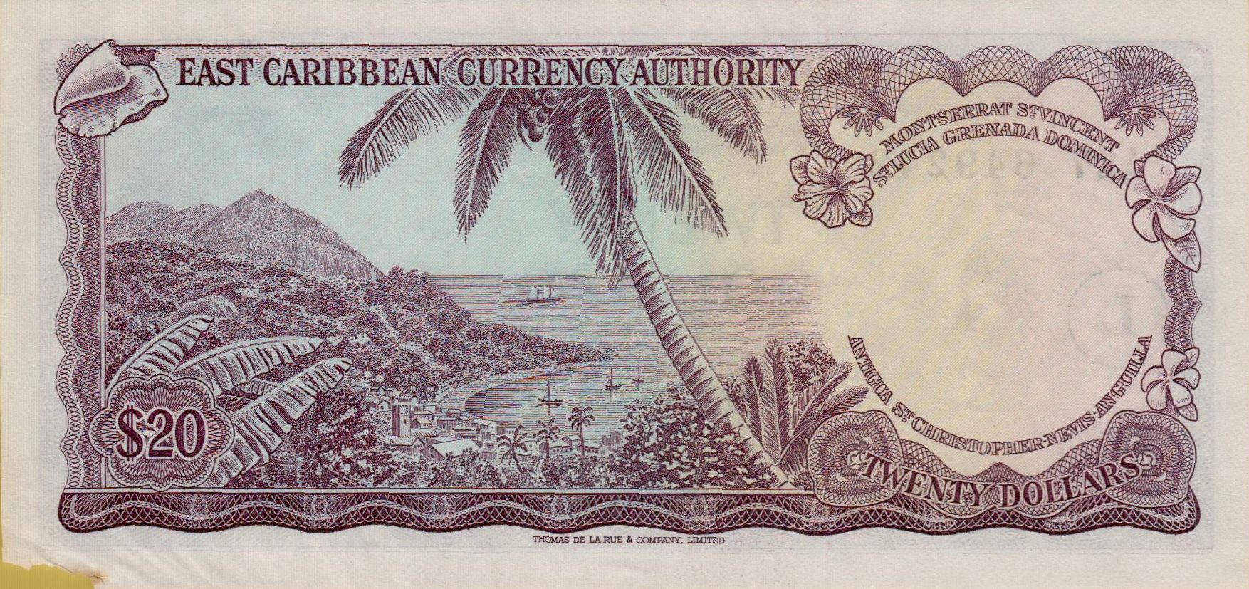 East Caribbean 20 1965 aUNC P-15/l